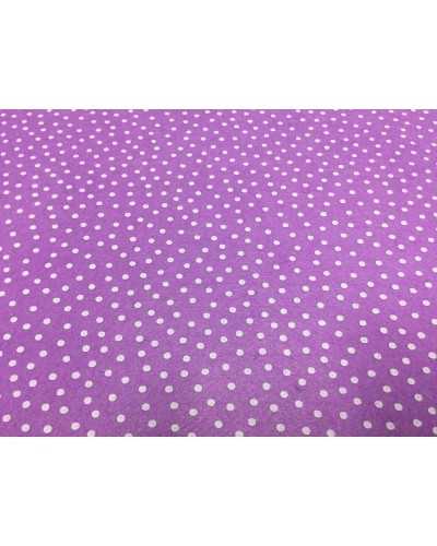 Felt sheet panel 45x45 cm high 3 mm. double sided stripe and polka dot