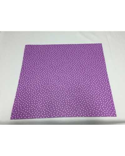 Felt sheet panel 45x45 cm high 3 mm. double sided stripe and polka dot