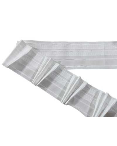 Curriccuta Ribbon Relogues 3 Pleats Fan 2 Pockets 4 Wire White High 10cm