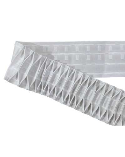Curriccuta-Ribbon-Relega-weiße 2 Taschen hoch 10 cm Rhombus 4-Drahtmodell