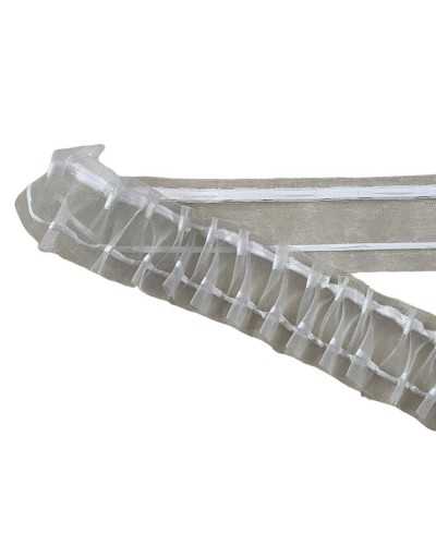 Curriccuta Ribbon Relogue Transparent Zig Zag 1 Pocket 2 Strand High 65 mm