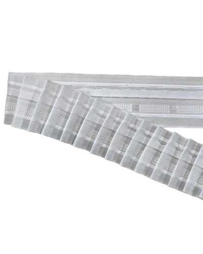 Curriccuta Ribbon Relogue White Canaletto 2 pockets 2 strands high 45 mm