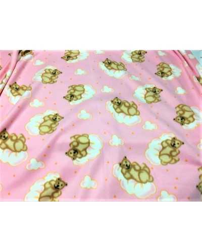 Bedruckter Anti-Pilling-Wolken-Teddy-Fleecestoff, 150 cm hoch