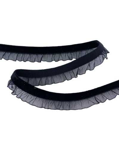 Boards Samtkante elastische Spitze Organza-ROOCHES HIGH 15 mm