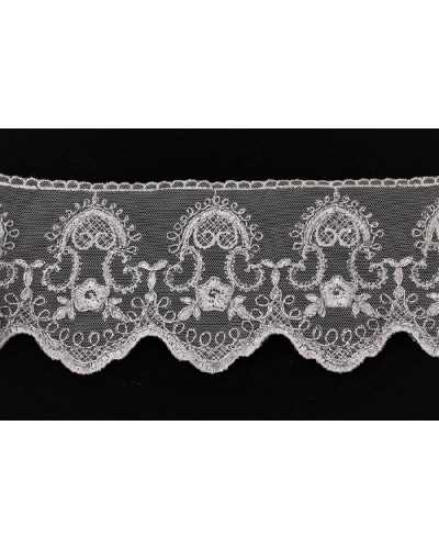 TULLING TULLE DACE BRODERIE Crown Crown GRIRIGO REBRODÈÈÉ Scalopé High 12cm