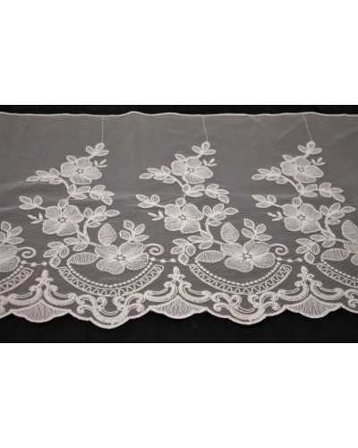 TULLINGS TULLE TULLE DACE BRODERIE FLEURS GRIRIGO REBRODÈÈ