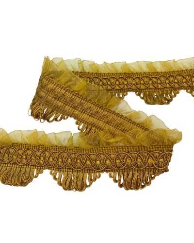 Puntamaneria Punta Frangetta Anellata Organza Bounce curled High Cord 6 cm
