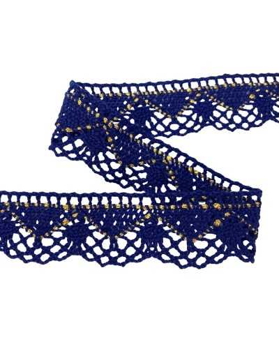 Dreieck-Baumwoll-Dreieck-Link Hellblau hohe 3 cm