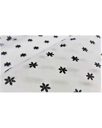 Flocked velvet tulle fabric ice star model 150 cm high