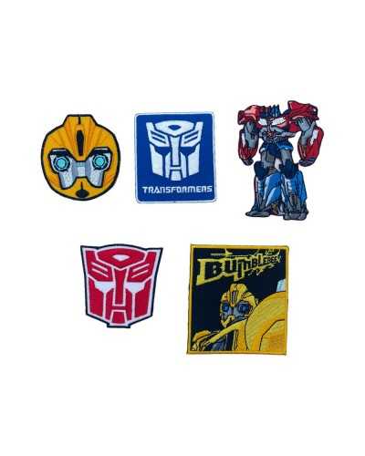 Thermoadesive Application Patch Patch Broderie Caricature Caractère Caractère Robot High 6/8 cm