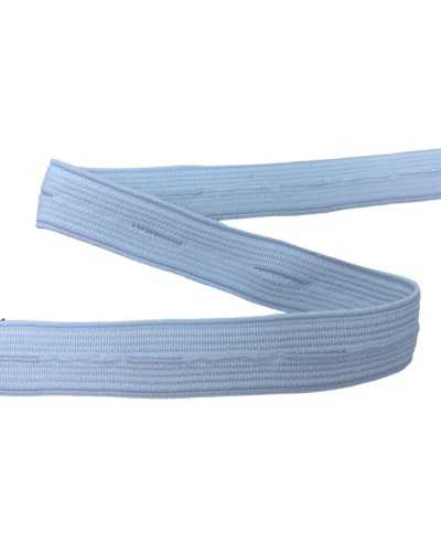 trimmings elastic ribbon buttonhole 15 mm high button