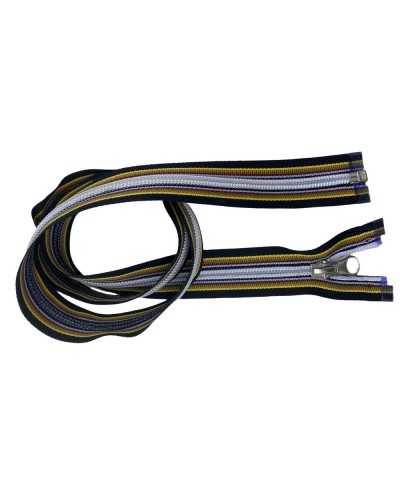 Multicolor hinge Zip closure spiral chain 6 Divisible jacket opening 1 cursor cm 80