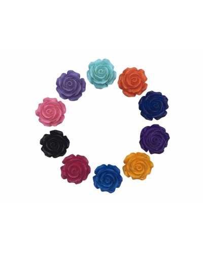 Pink pink fixed flower pink button 2 cm
