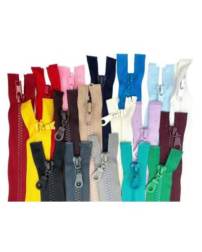 Zip zip zip divisible chaîne de moulage à maille 5 plastique 70 cm 1 curseur