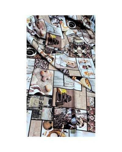 50 cm Tissu panama imprimé en coton mélangé design numérique 150 cm de haut