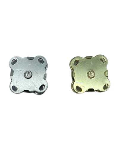 Botón FF4391512 Cierre de imán de latón imán 15x15 mm