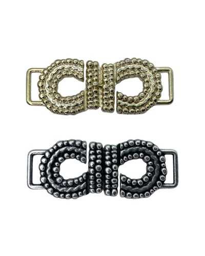 Hooks Crows Crows Metal Veste a fonctionné à travers une bande 40x15mm
