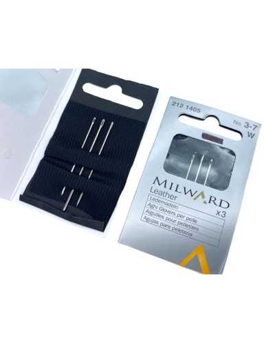 3 needles Glovers for metal skin sewing milward Mixed measure No. 3-7
