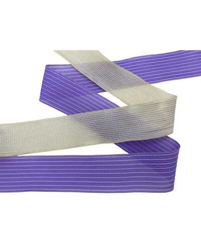 Contours de 5 mètres de bande semi-transparente avec ligne de rangée de ligne H 12 cm