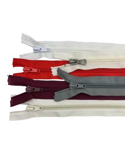 Zipper zip zip spiral chain 7 nylon 2 sliders Metal reliable long cm 70