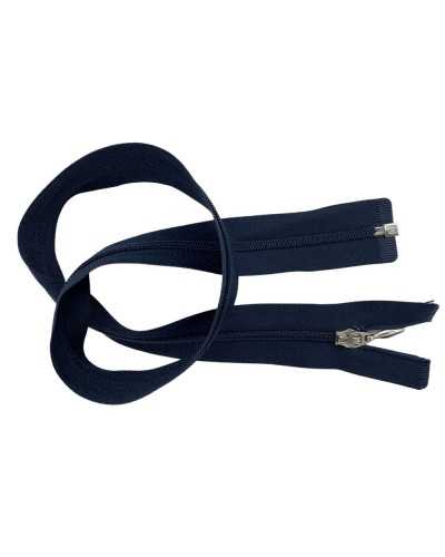 Cremallera cremallera cremallera espiral de nylon cadena divisible 3 largos 50 cm