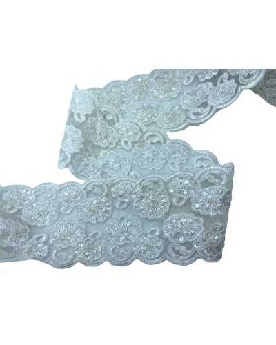 50 cm de cordones Trimmance Trasezzo Rebokè Perlas y lentejuelas Altas 11 cm