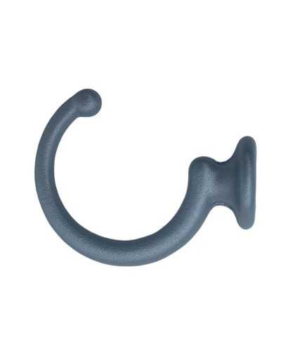Hook Wall Metal Satin Color Matt Color Silver Engaño Cortina Embarasse Midiendo 45x35 mm