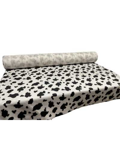 Tissu de fourrure de carnaval dalmatien Tapis de téléchargement 101 devise de devise 150 cm