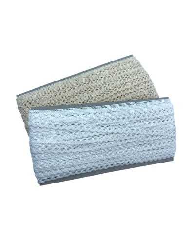 PELLE SHACT Dentelle dentelle de dentelle de coton festonnée modèle 3 mm d'arcs hauts