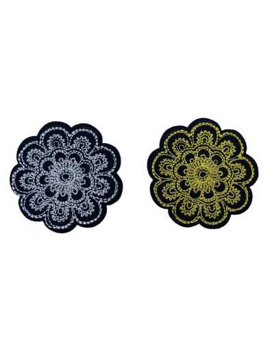 Adhésif TeaFood Application Mandala Lurex 5.5 cm