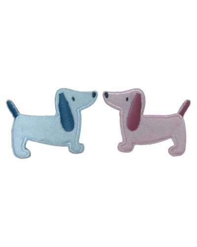 Aplicación de TeaFood Baby Dog Terciopelo Bordado Tamaño 6x5cm Autothermadesale, ABB