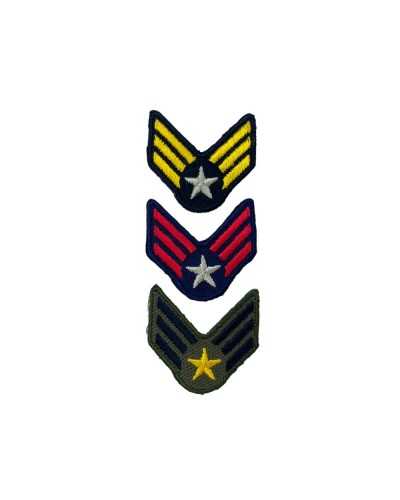 Diplôme de broderie Militaire Star Mini Application Thermoadesive CM 3
