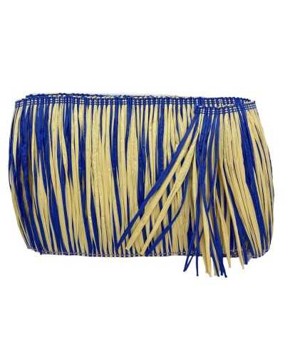 50 cm franja trimmaneria raffia beige base de beige moda lisa alta 15 cm