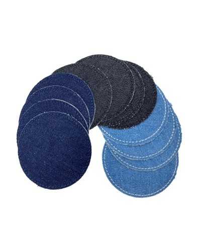 Tissu de jeans thermoadésive de patch de patch