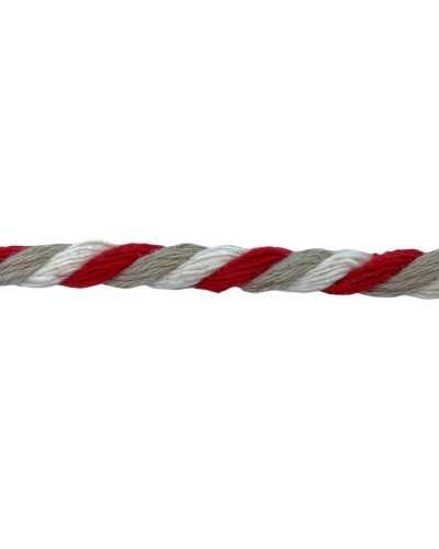 Cordone Transmiser 3 Farben natürliche Baumwolle interagierte farbige mm 8