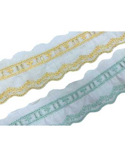 Piabement Lace Sangallo Passenger Light Flowers Tall 6 Cm