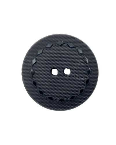 2-hole jacket flat button 2-hole zigrined resin 28 mm