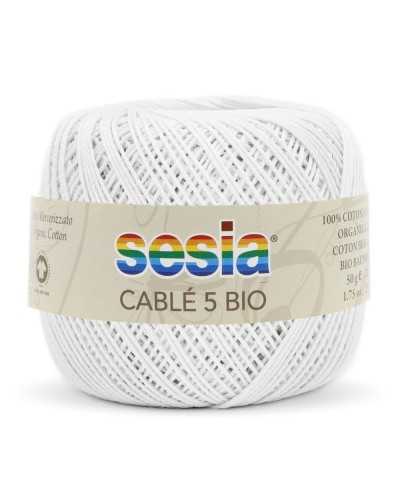 Crochet SiaBijing Sesia Cablè N.5 Bio Peinado Algodón 50 gr