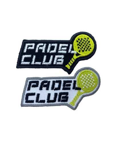 Anwendungsstickereglehrer schriftlich Padel Club Patch Thermaloadessive Sport 6x3,5 cm