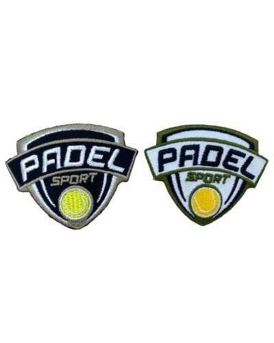 Anwendungsstickerei Stickerei geschriebene Ball Padel Sports Thermoadessive 6x5cm Patch