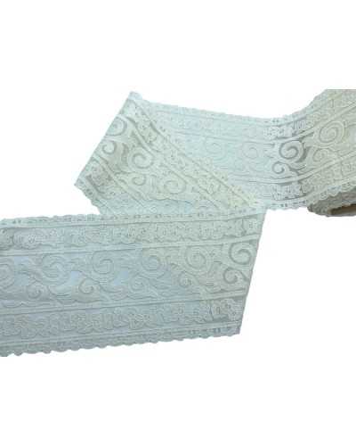 Spitze-Trimmstrudel Tüll Spitze Trinken-Board Seitentipp Stickerei Gekritzel gebrannt High 14cm
