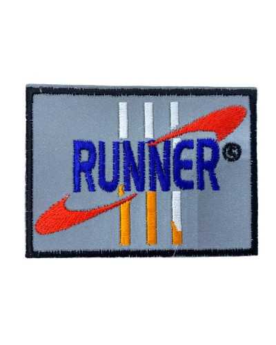 Heat-Adhesive Patch Marbet Reflective Embroidery Runner 55x75 Mm