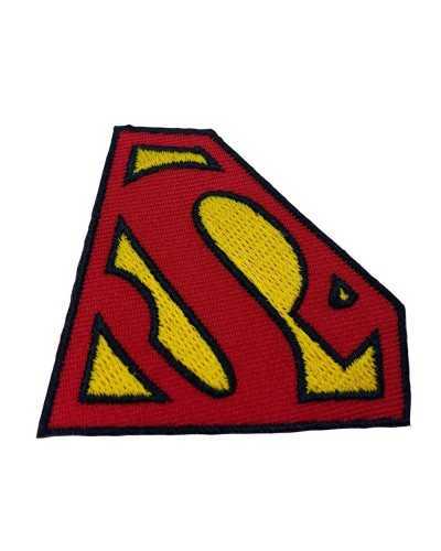 Aplicación Termoadhesiva Parche Bordado Escudo Marbet Superman 8x6 Cm