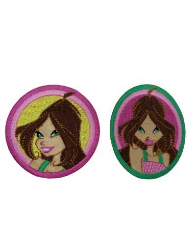 ThermoLOADESIVE Application Patch Zeichen Cartoons High Patch 7/6 cm