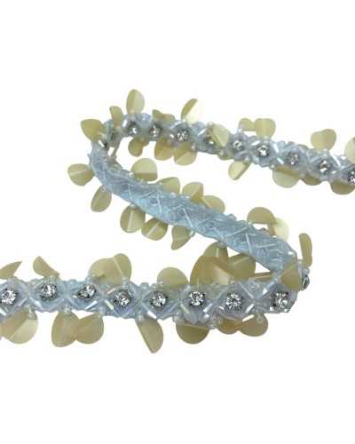20cm Couvre-pain de coupe blanc Berce de haute couture paillettes Champagne Tubes Strass High 4 cm