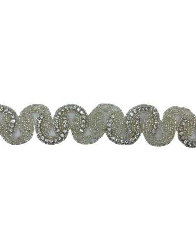 12 cm Patch de aplicación Plata Thermoadsive Stones Removeds Conjunto de cuentas de alambre Tall 4 cm