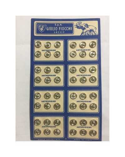 48 pcs Petits Boutons-Pression en Acier Flocons de Couture Taille 0