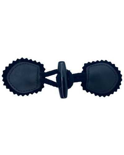 Alamaro Faux Leather Zig Zag Suede Stitched 141x43 Mm