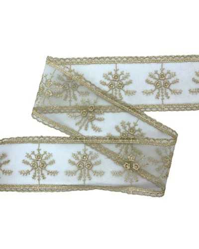 Cordón de encaje de la piña Trasce Trascación de la galleta de la flor de la funda High 6,5 cm