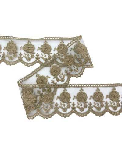 Piabement Lace Lace Tulle Embroidery Fiorellini Tall 5cm